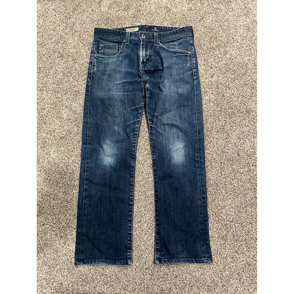 AG Adriano Goldschmied The Matchbox Slim Straight Jeans Mens ACTUAL 30x26